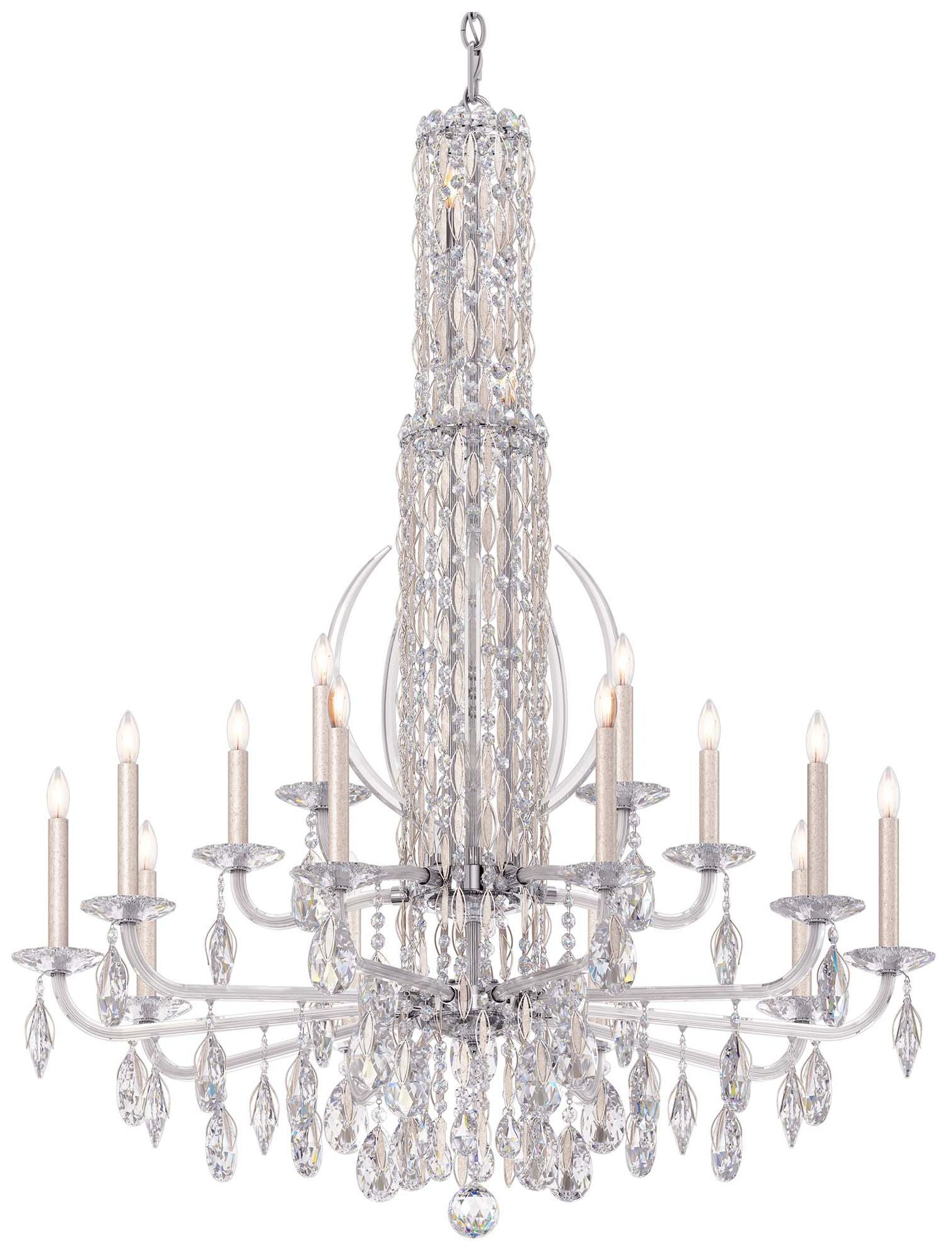 Siena 50.5"H X 17-Light Crystal Chandelier