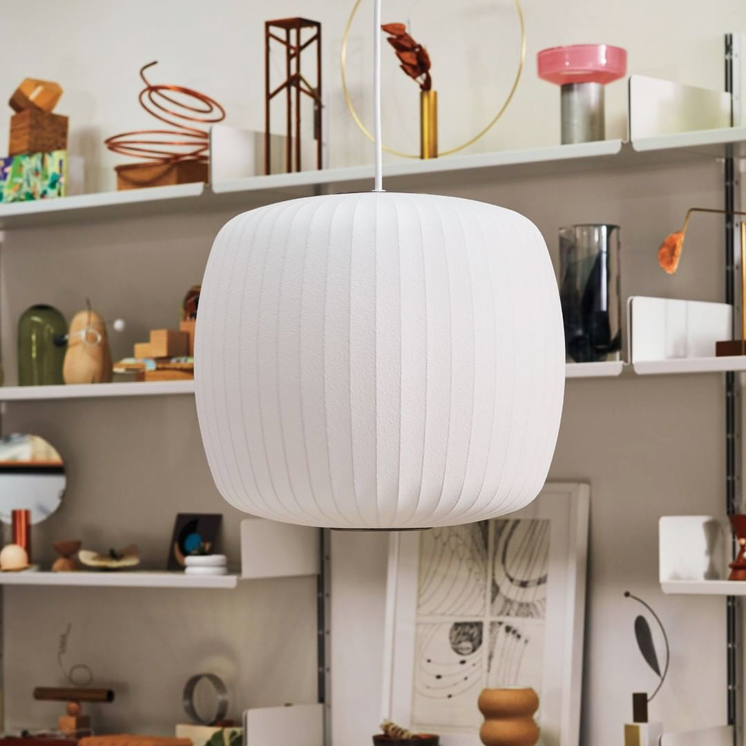 Silk Bubble Pendant Light