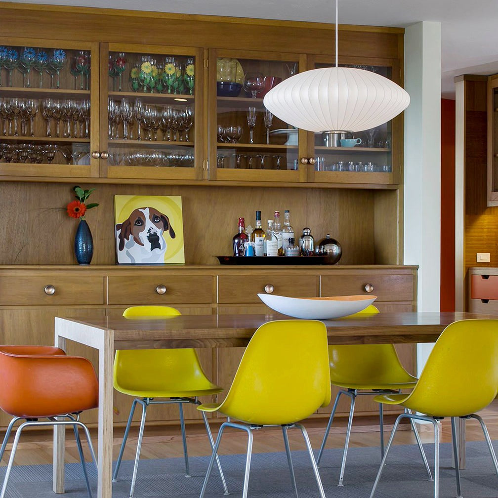 Silk Bubble Pendant Light