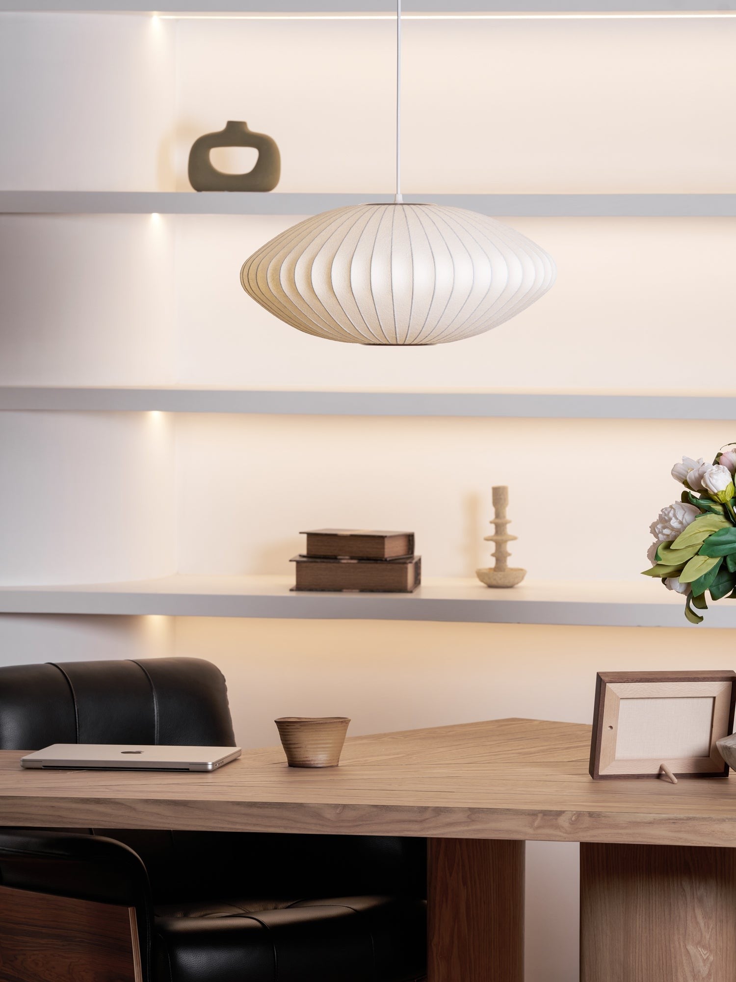 Silk Bubble Pendant Light