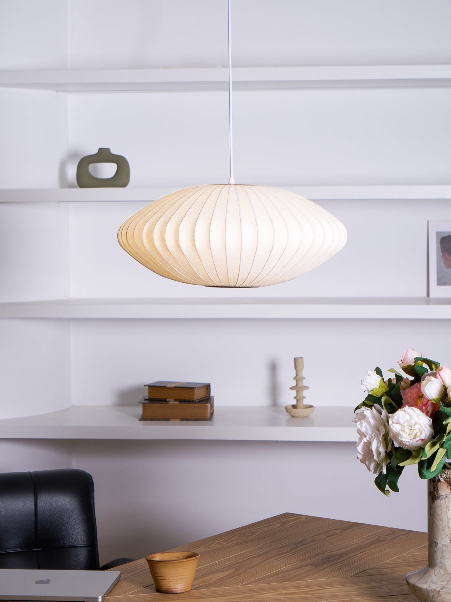 Silk Bubble Pendant Light