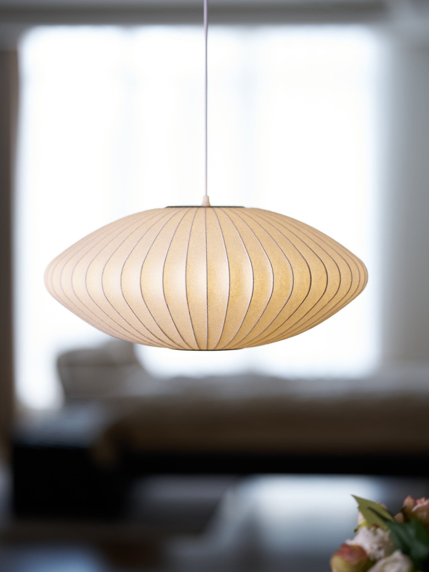Silk Bubble Pendant Light