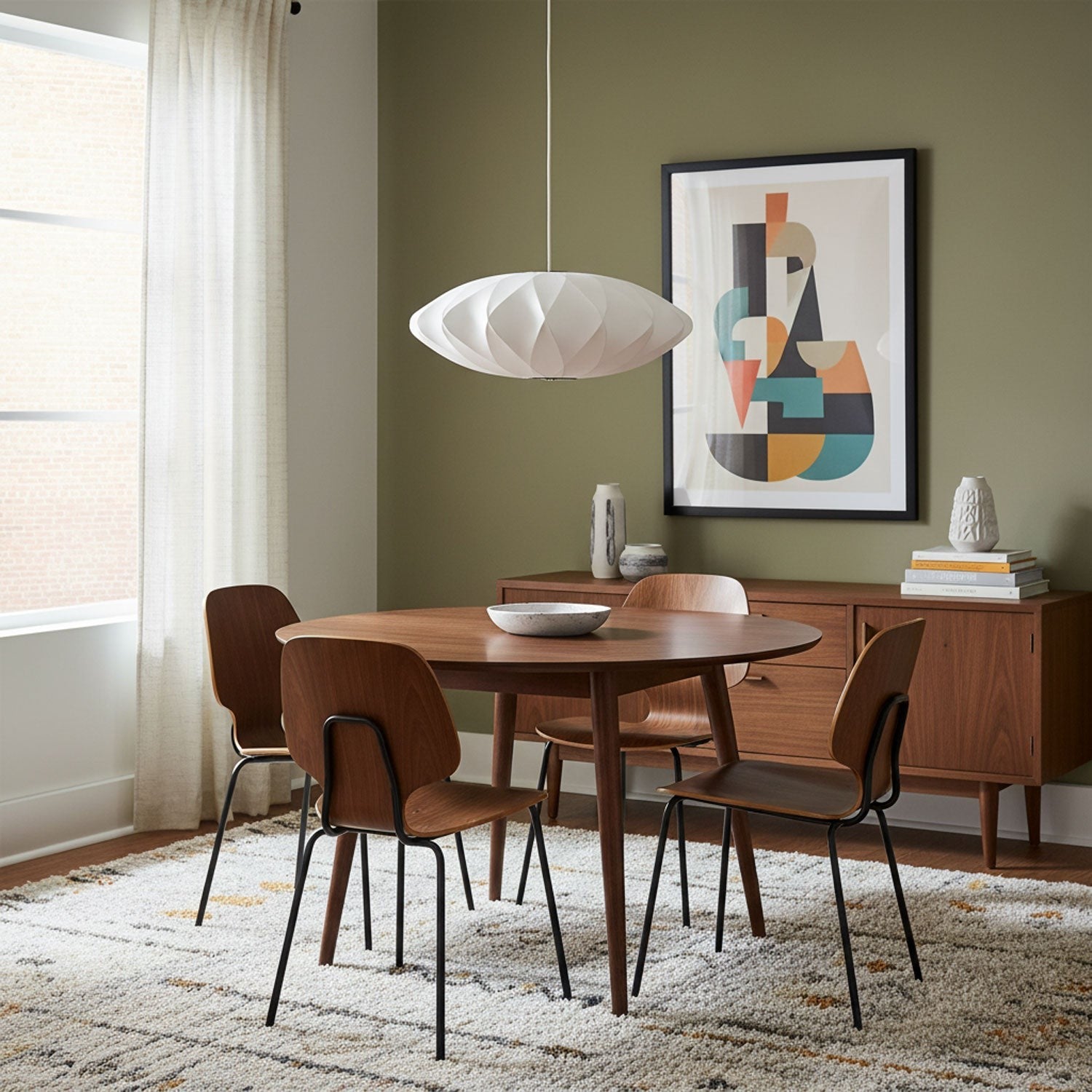 Silk Bubble Pendant Light