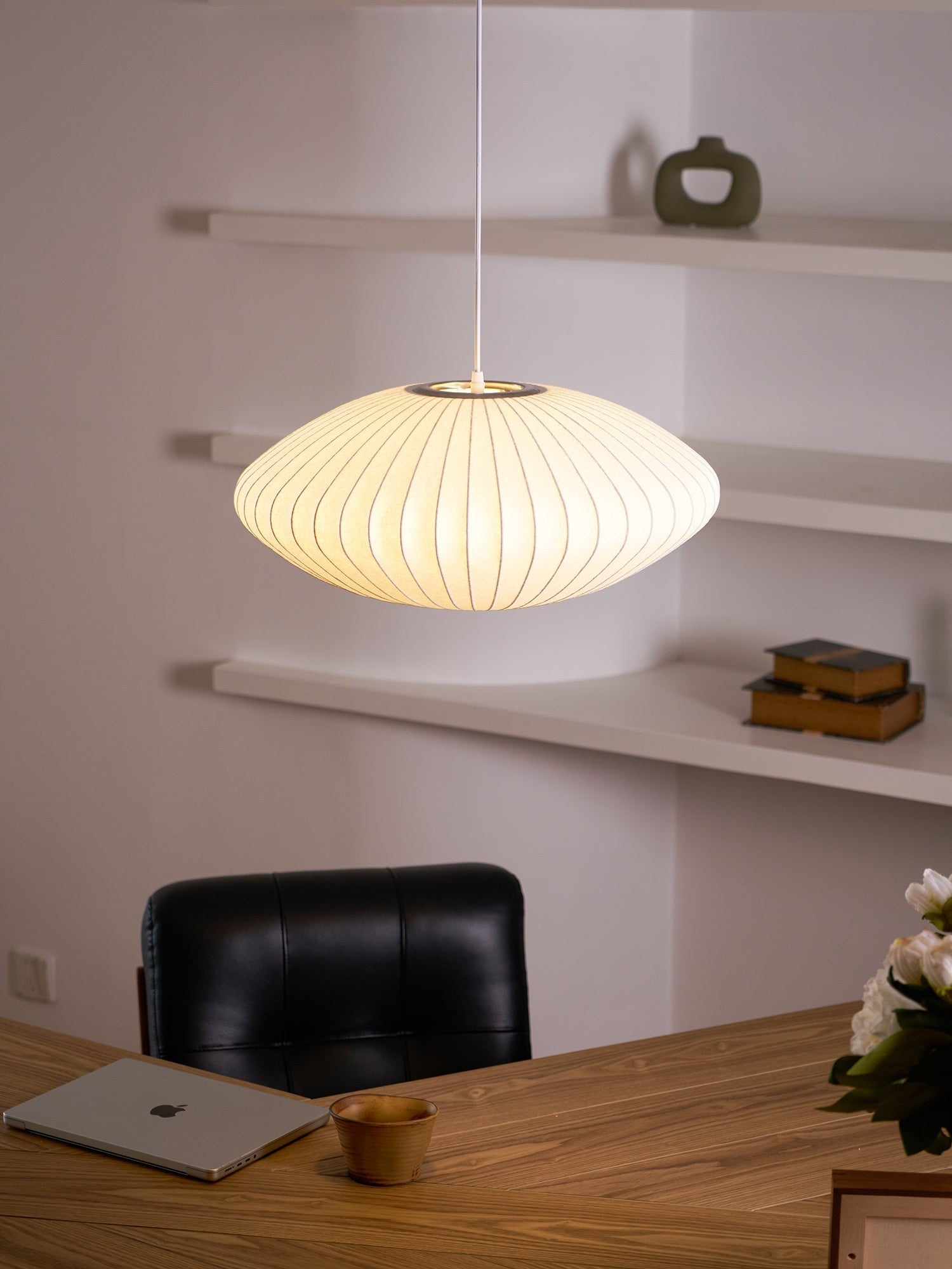 Silk Bubble Pendant Light