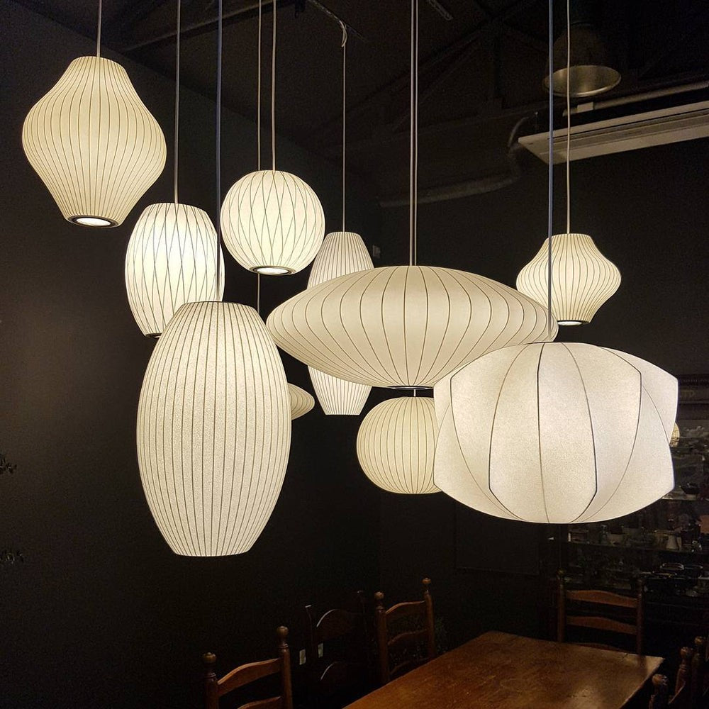 Silk Bubble Pendant Light