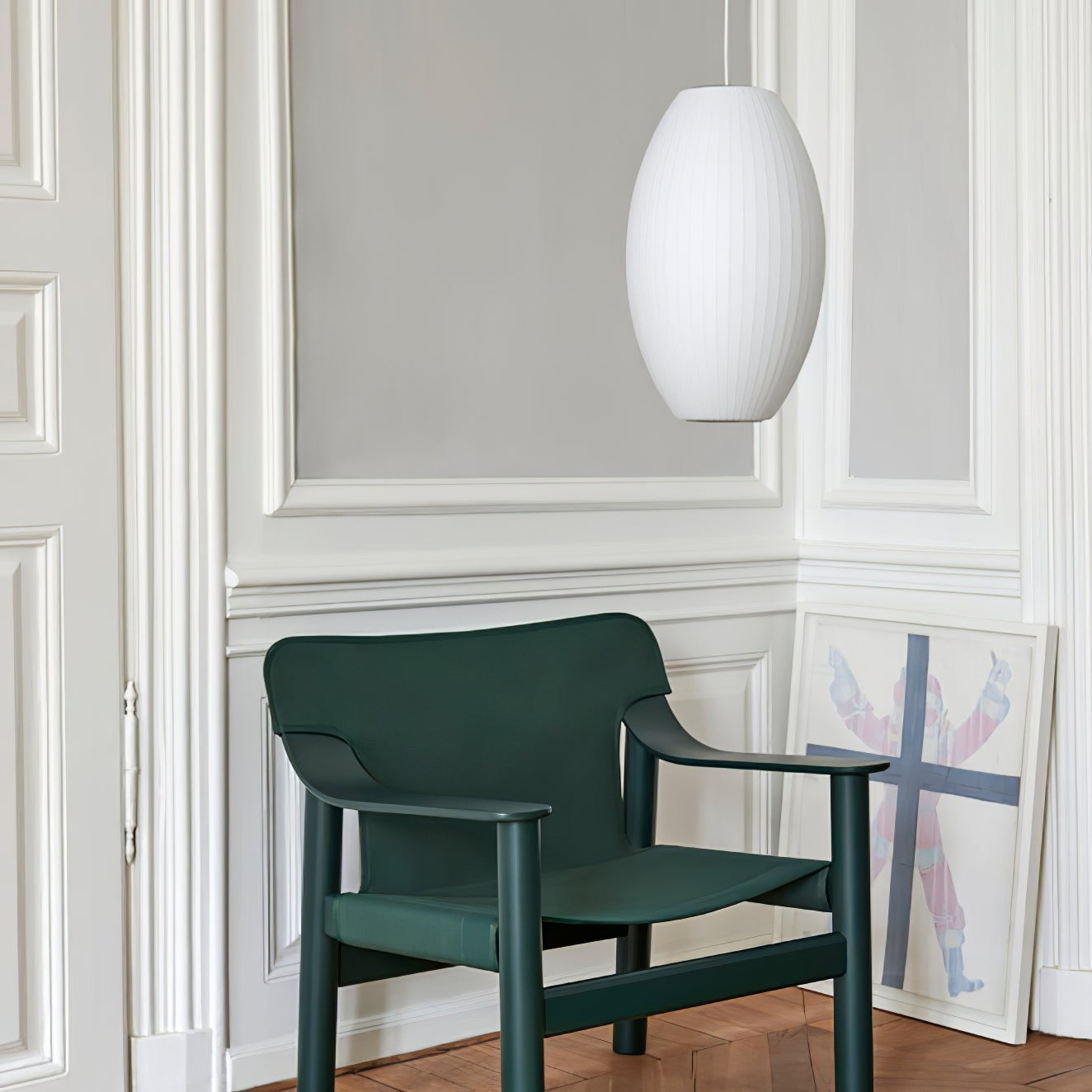 Silk Bubble Pendant Light