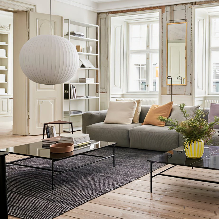 Silk Bubble Pendant Light