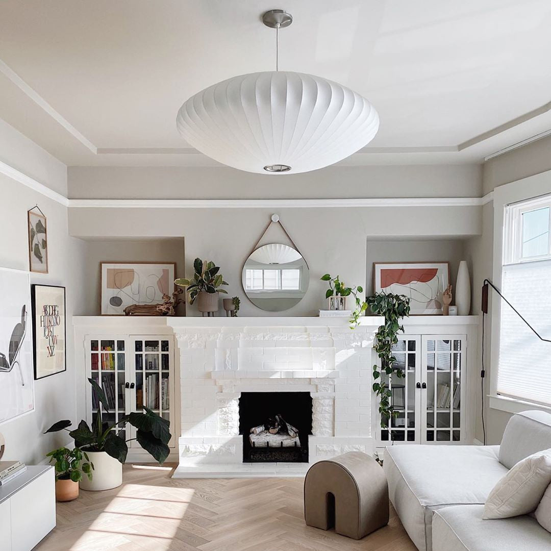 Silk Bubble Pendant Light