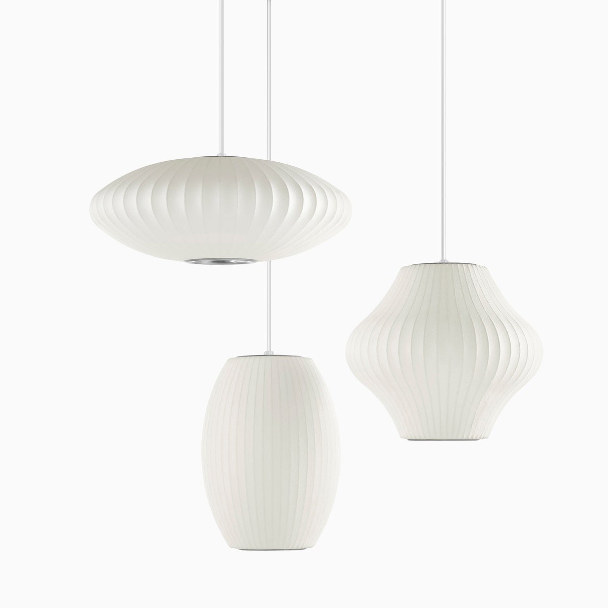Silk Bubble Pendant Light