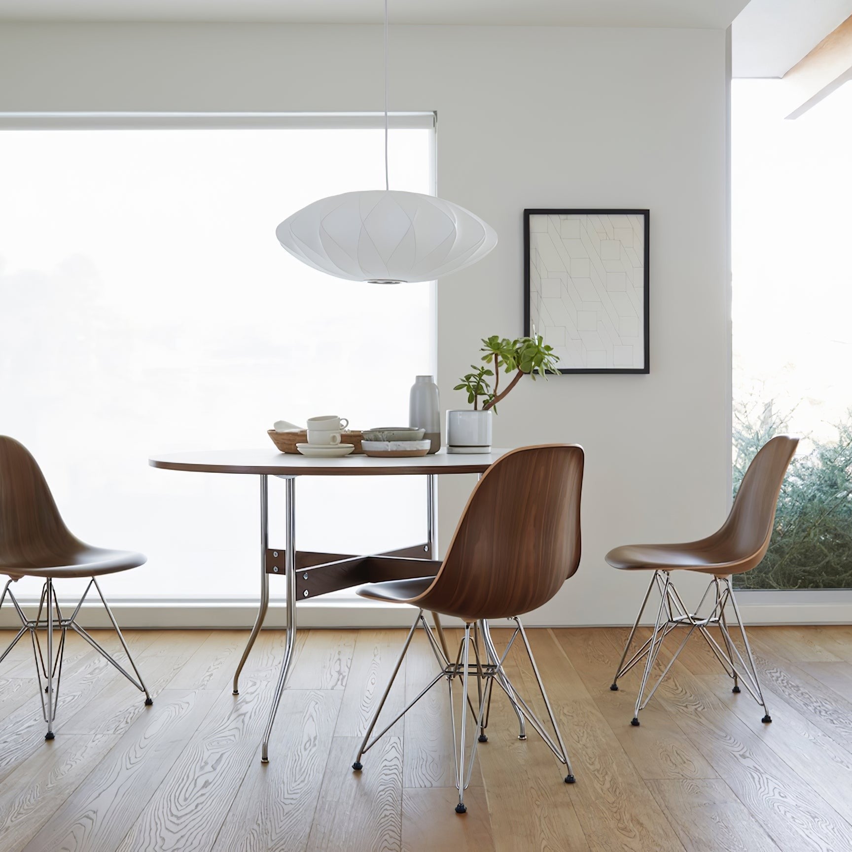 Silk Bubble Pendant Light