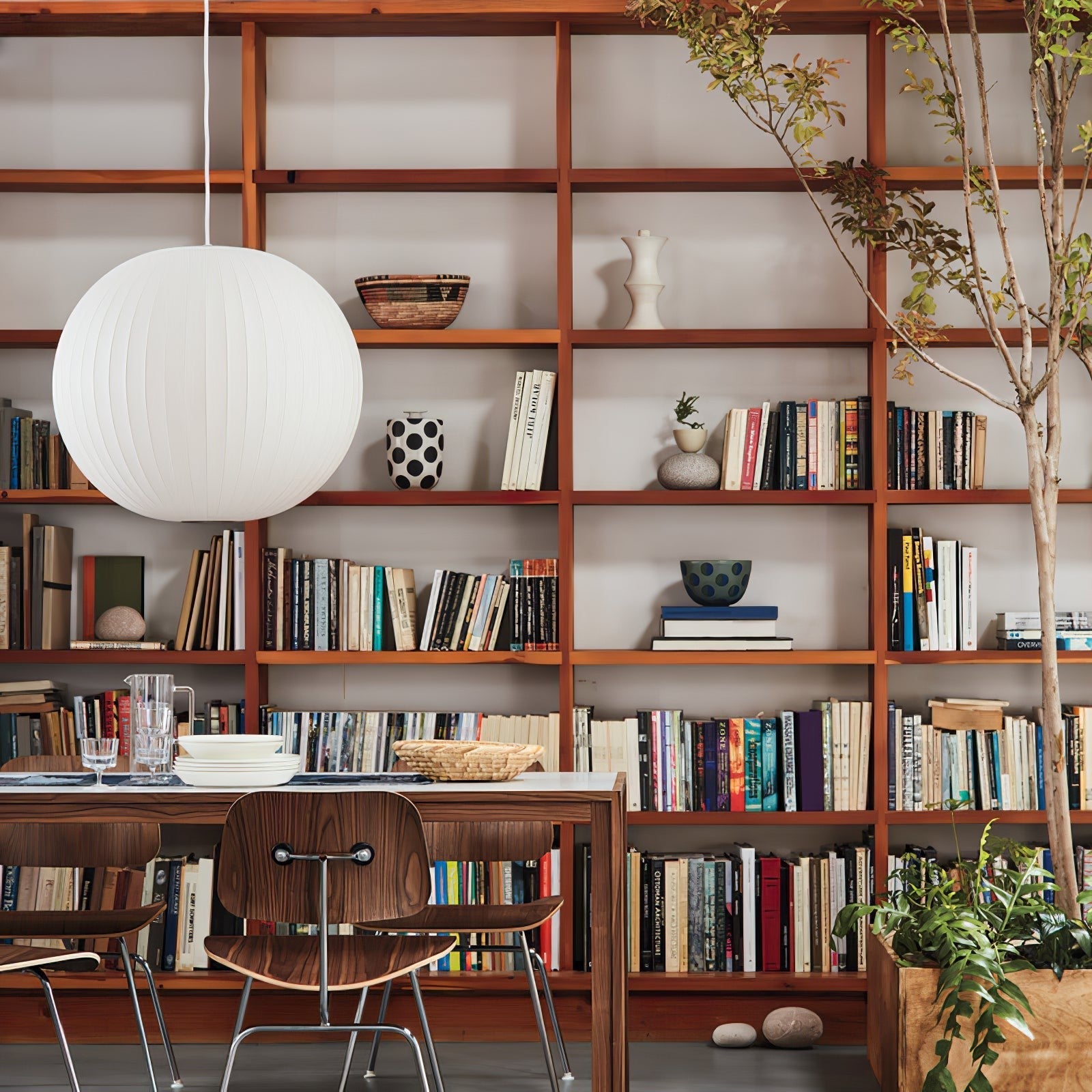 Silk Bubble Pendant Light