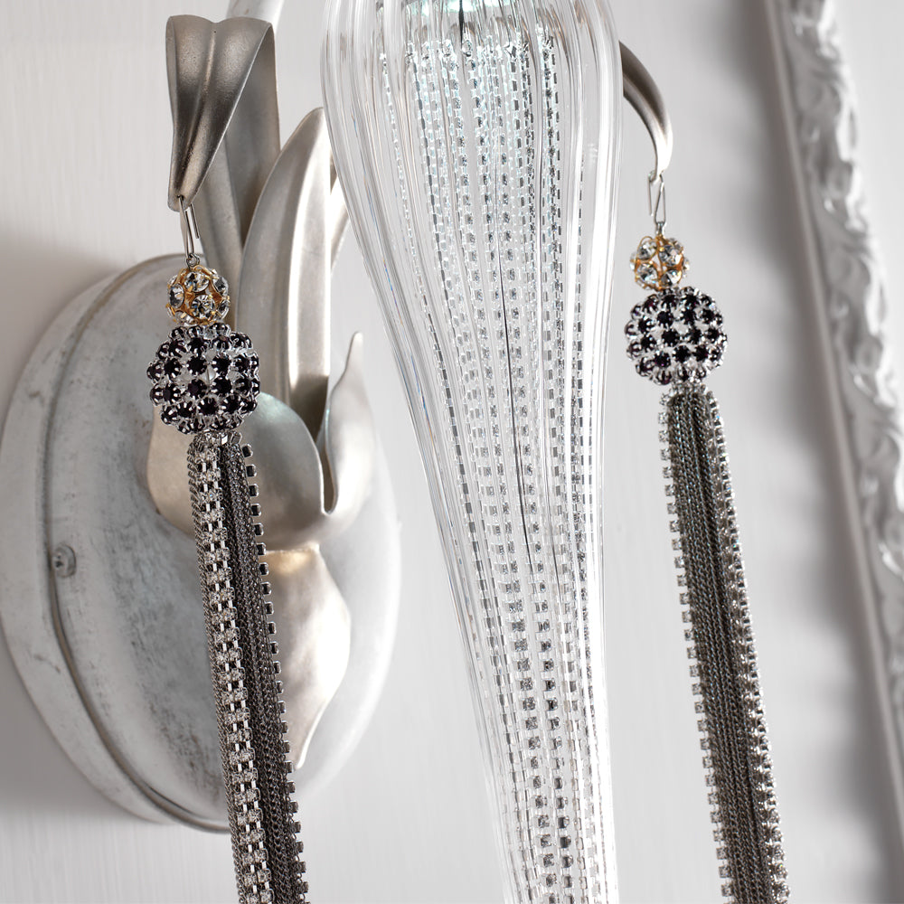 Silver Leaf Lamp