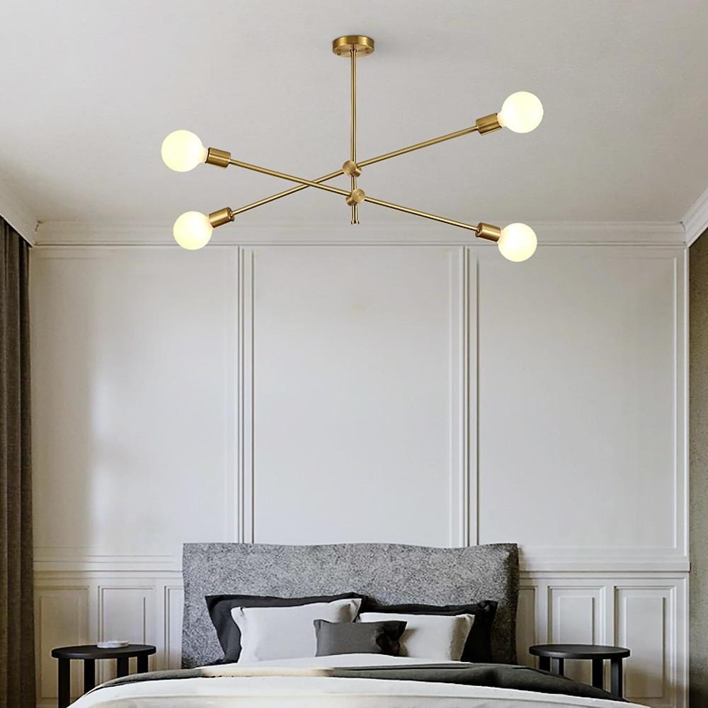 Nordic Copper Island Bedroom Ceiling Lights