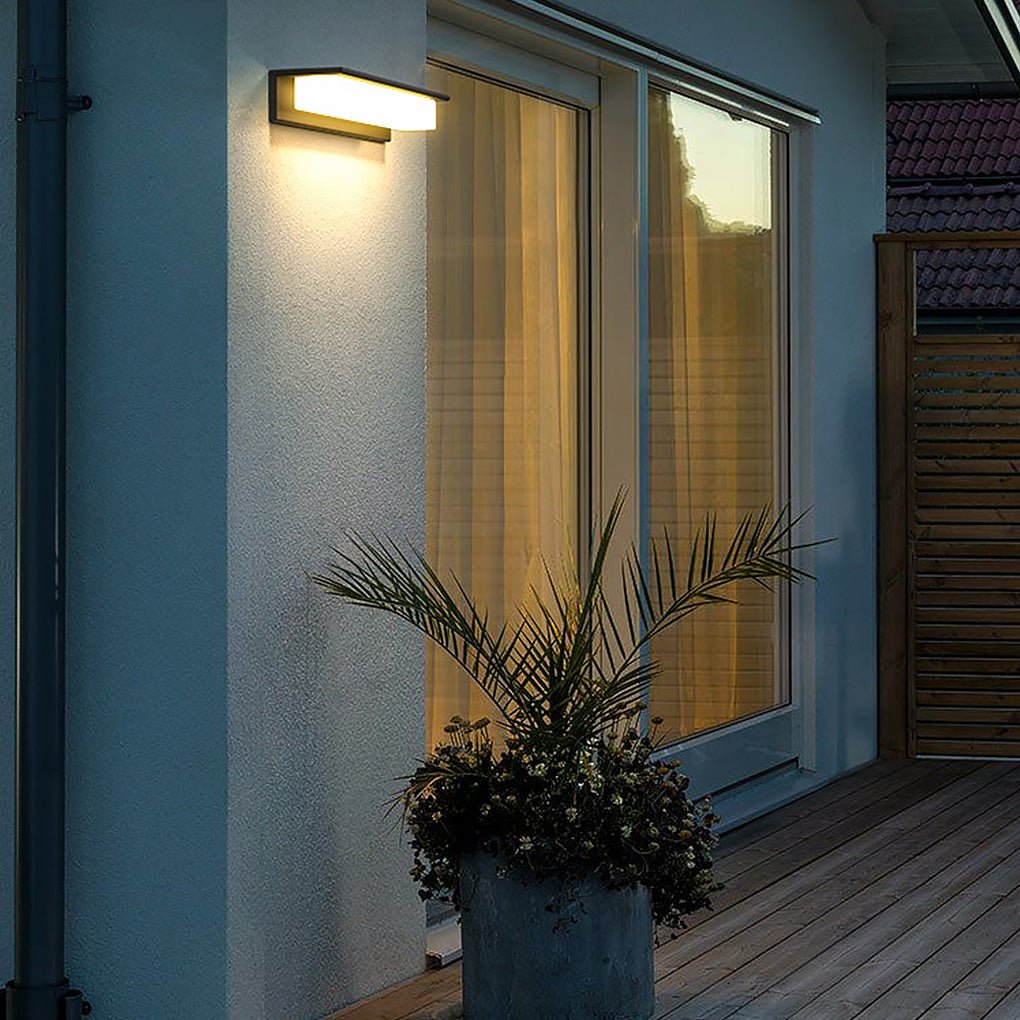Contemporary Stainless Steel Linear LED Strip Exterior Wall Light, detail angle 5, Tianguang Select