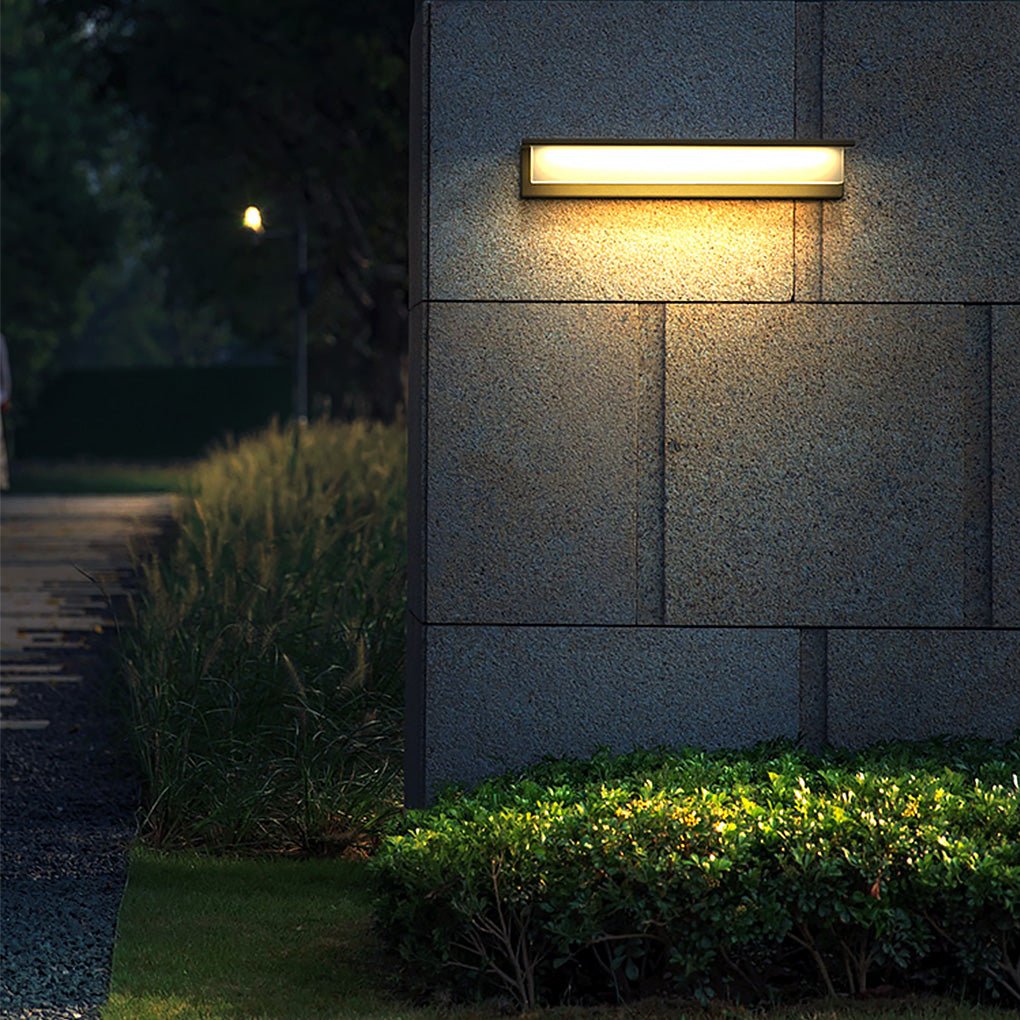 Contemporary Stainless Steel Linear LED Strip Exterior Wall Light, detail angle 2, Tianguang Select
