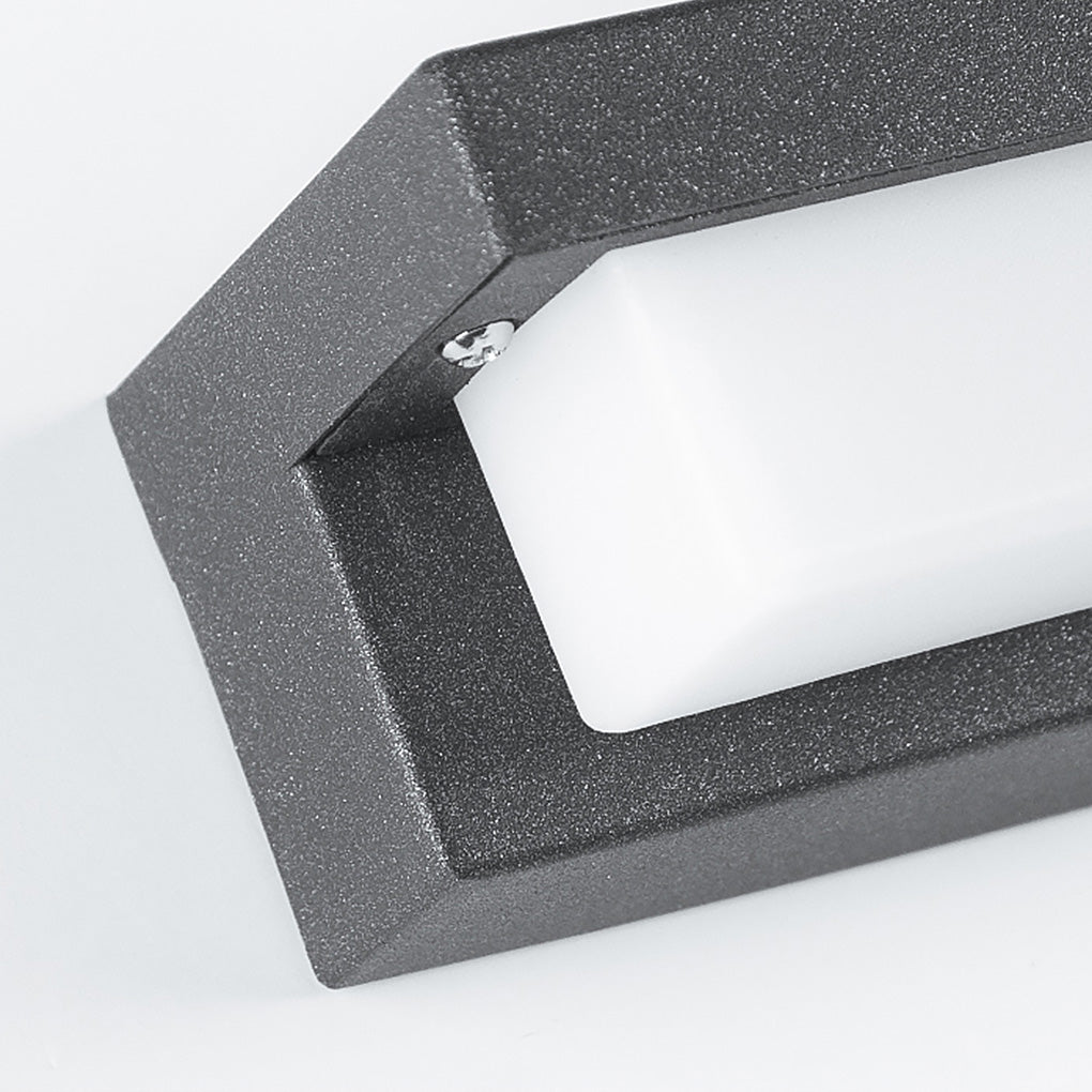 Contemporary Stainless Steel Linear LED Strip Exterior Wall Light, detail angle 12, Tianguang Select