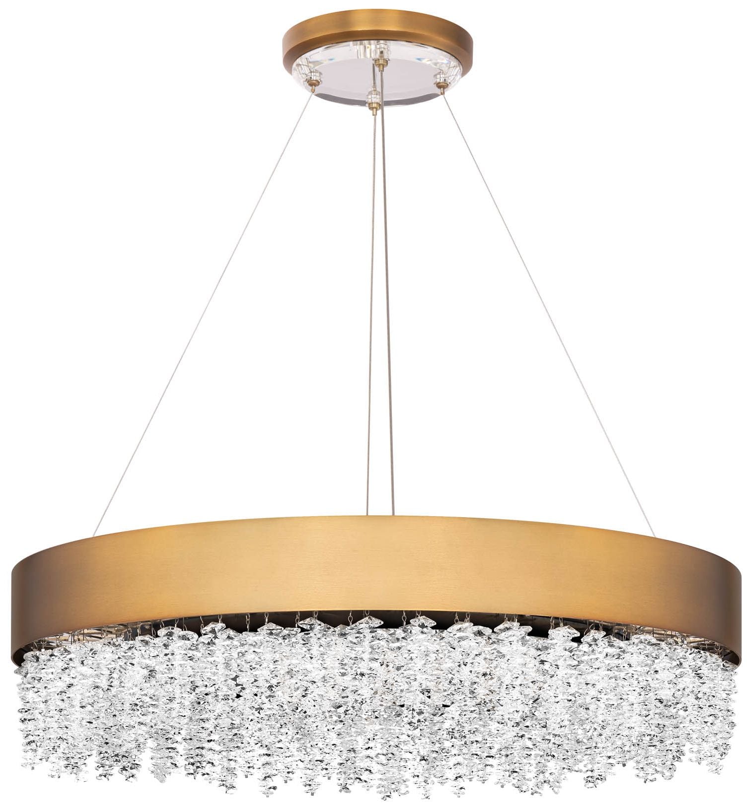 Soleil 7"H X 1-Light Crystal Chandelier