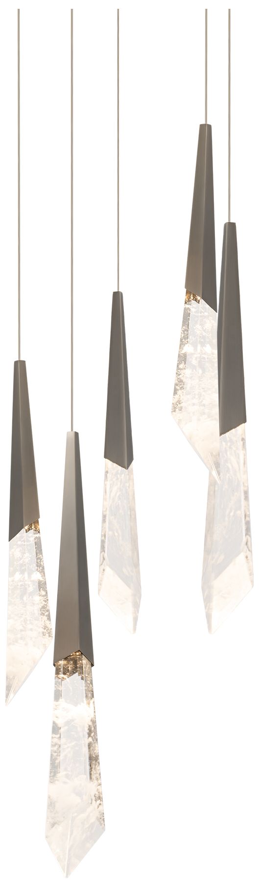 Solitude 22"H X 5-Light Crystal Chandelier