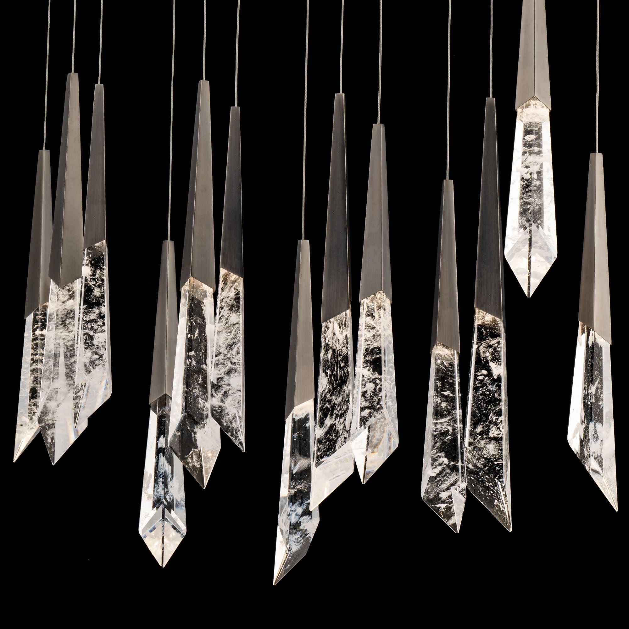 Solitude 22"H X 14-Light Crystal Chandelier