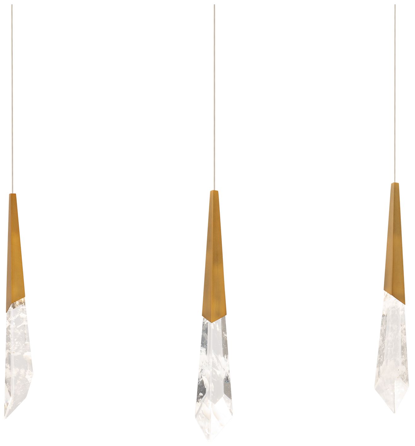 Solitude 22"H X 3-Light Crystal Chandelier