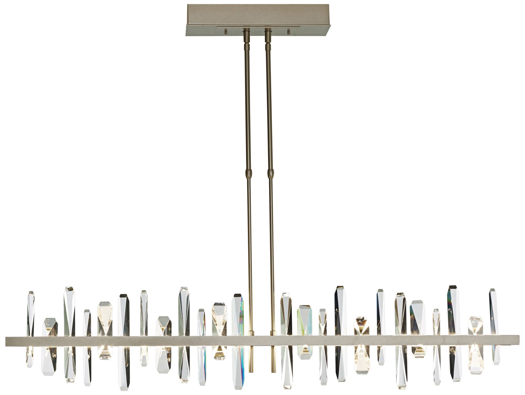 Solitude 51.9" Wide Large Soft Gold LED Pendant