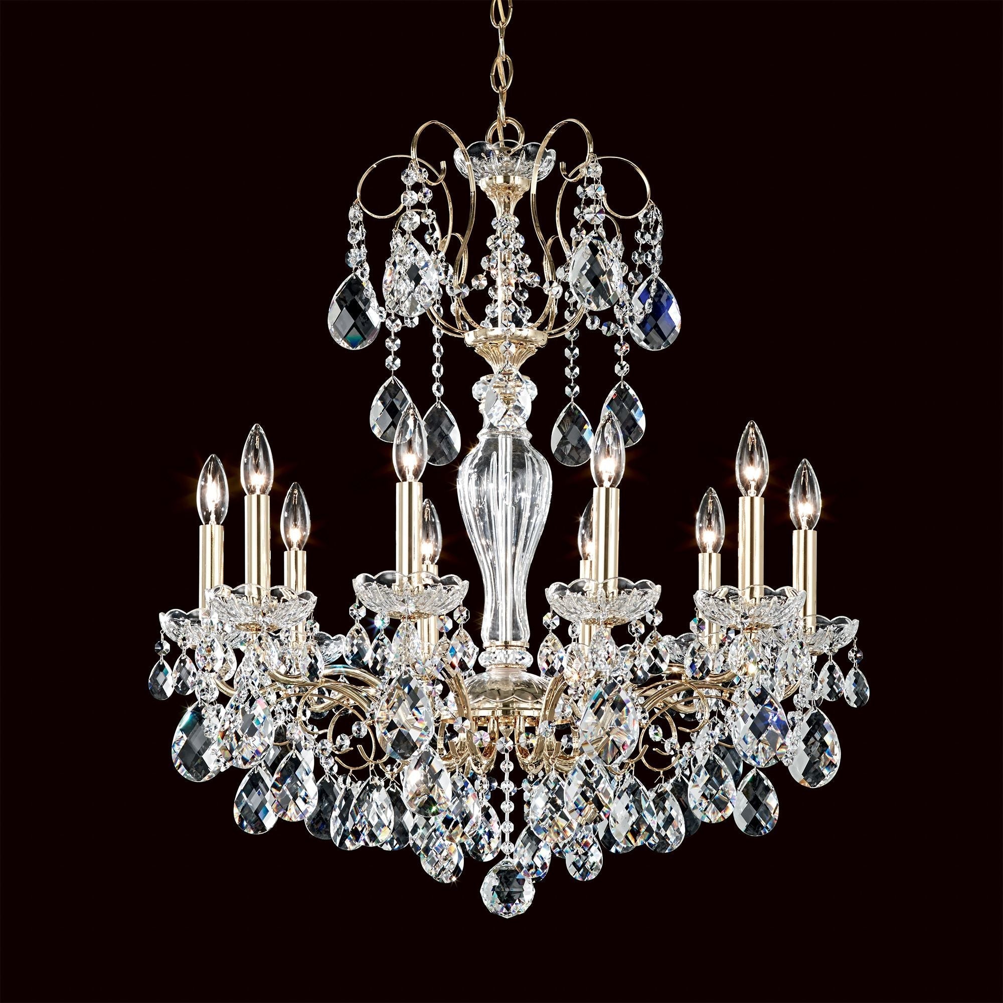 Sonatina 29.5"H X 10-Light Crystal Chandelier