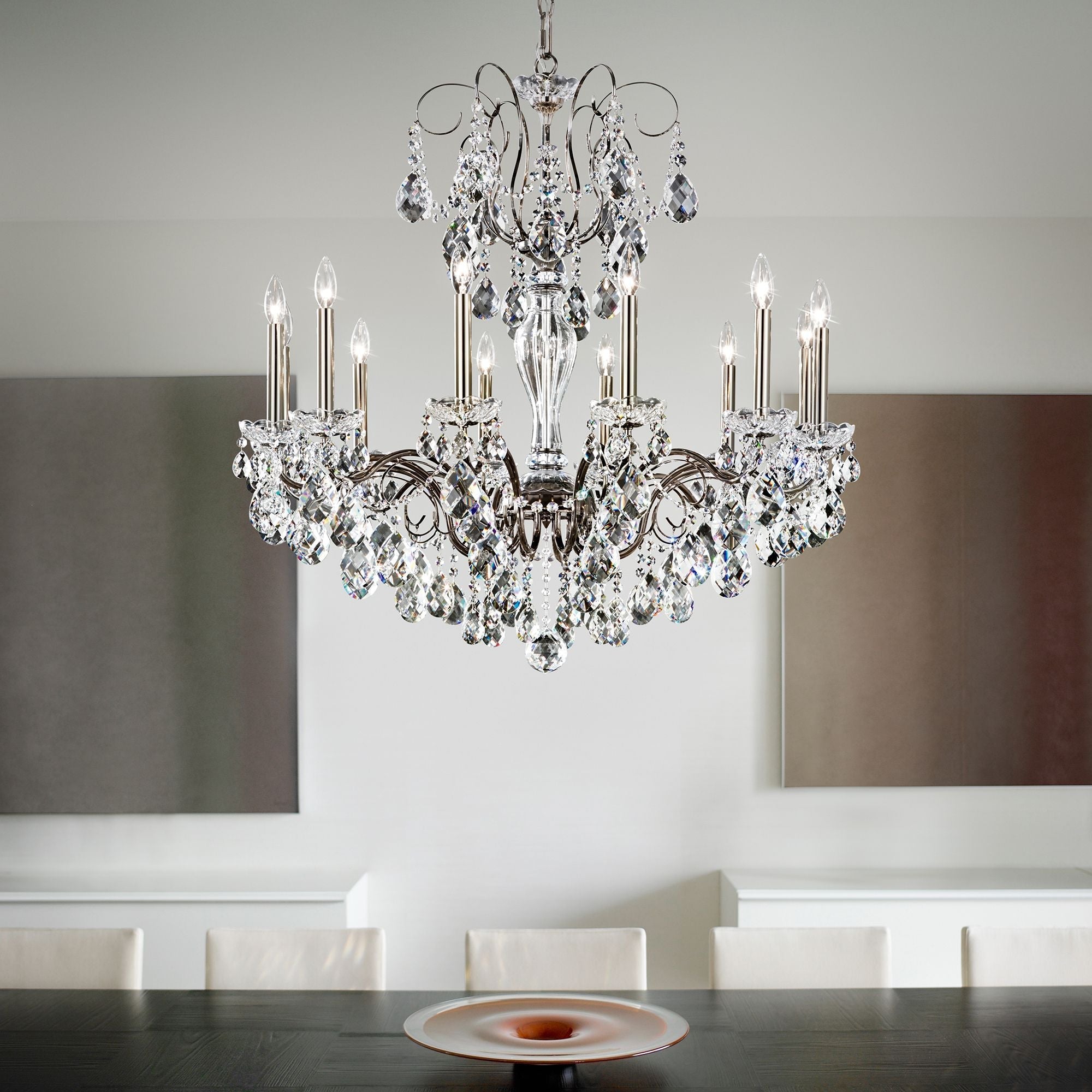 Sonatina 29.5"H X 10-Light Crystal Chandelier
