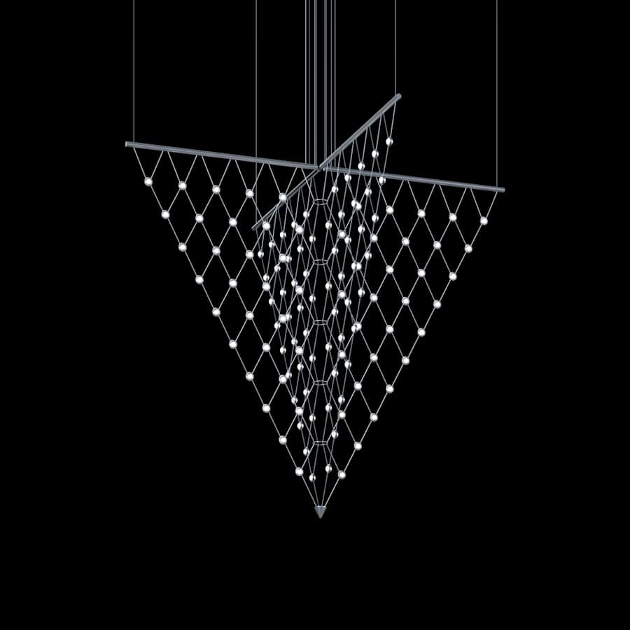 Constellation Galaxy Matrix 2-Light 58" Pendant Light