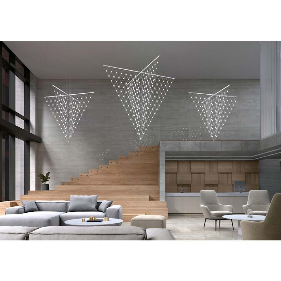 Constellation Galaxy Matrix 2-Light 58" Pendant Light