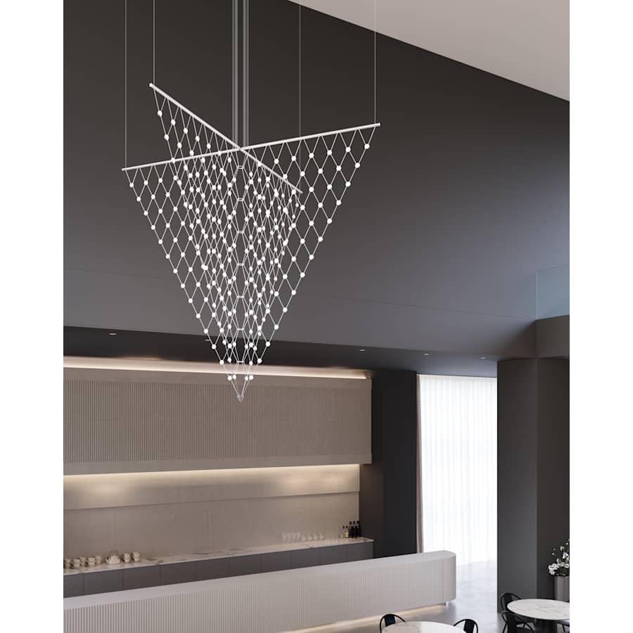 Constellation Galaxy Matrix 4-Light 78" Pendant Light