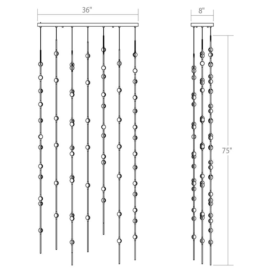 Constellation 36" Wide Pendant