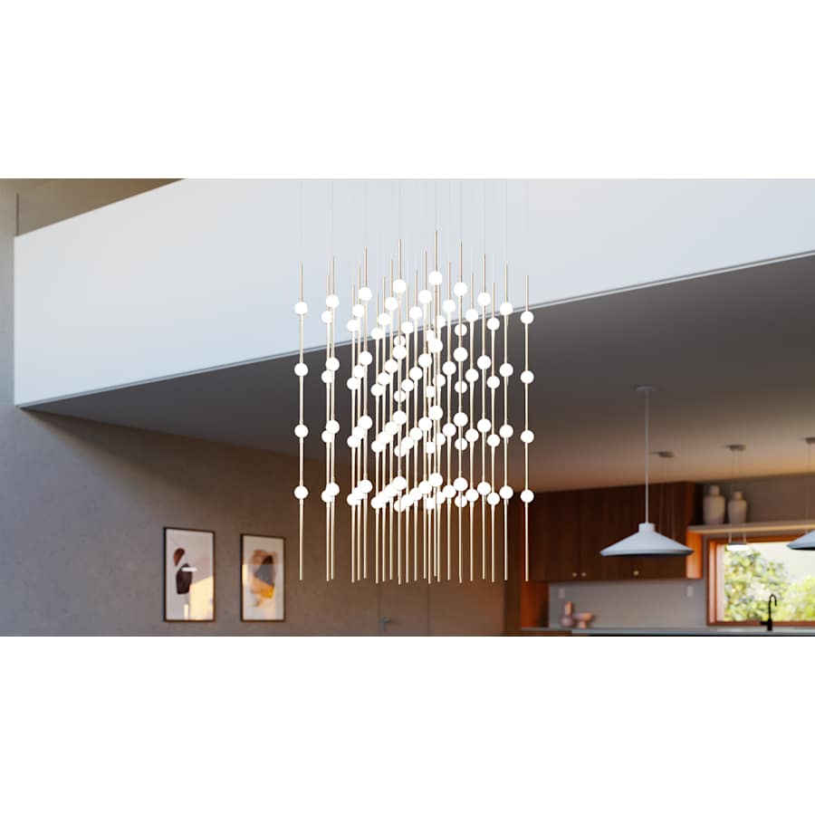 Constellation Cosmic Cube 100-Light 21" Pendant Light