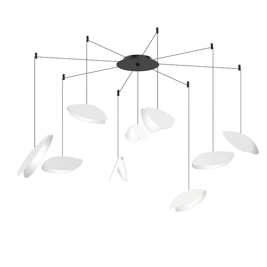 Papillons 9-Light 24" Wide LED Suspension Multi-Light