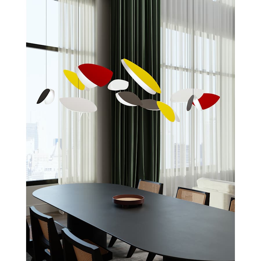 Papillons 13-Light 58" Wide LED Suspension Multi-Light