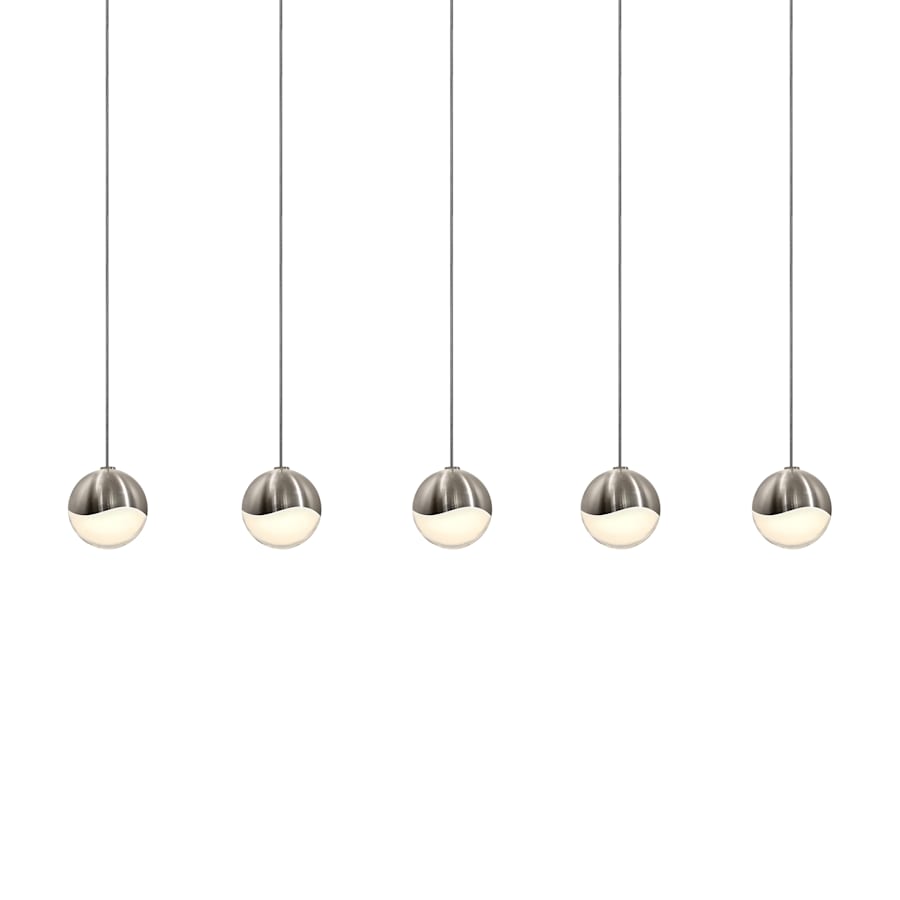 Grapes 5-Light 37" Wide LED Suspension Linear Pendant