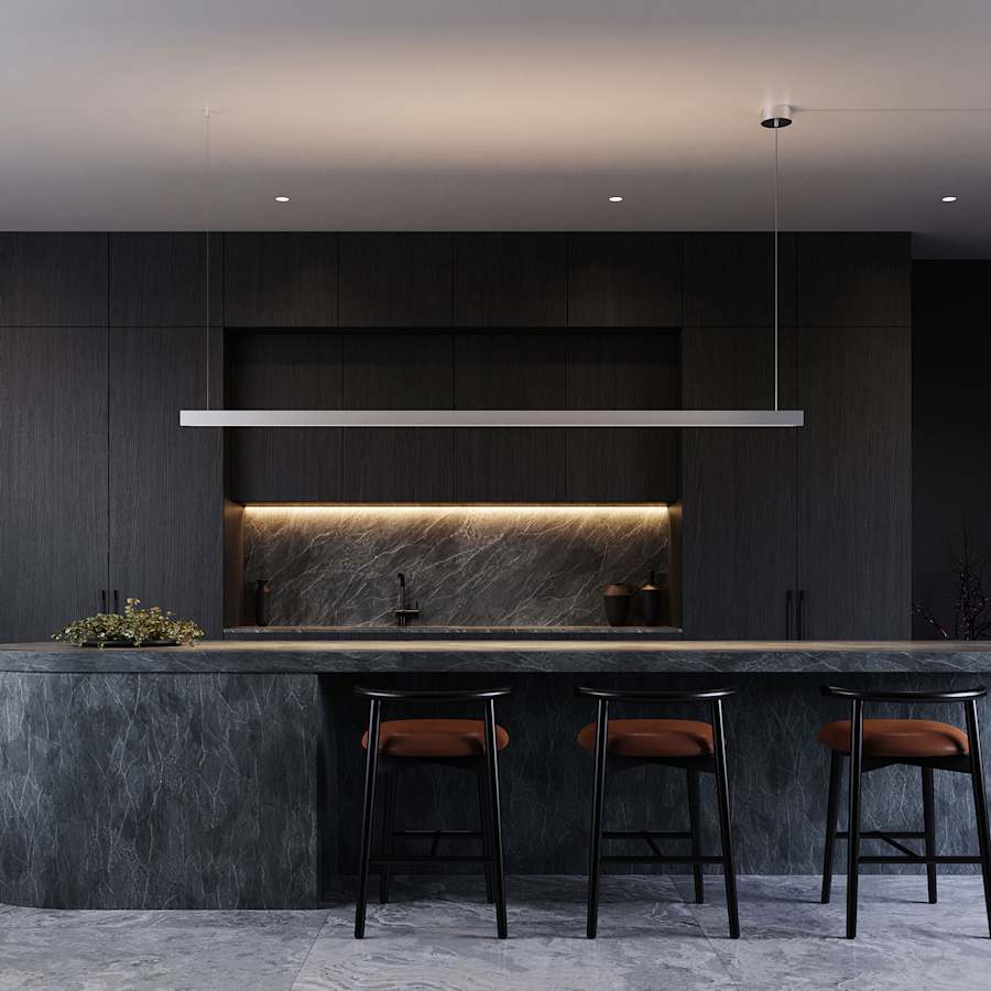 Lithe 96" Wide Suspension Linear Pendant