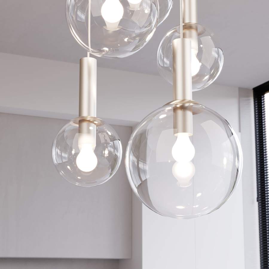 Bubbles 5-Light 26" Wide Multi-Light Pendant