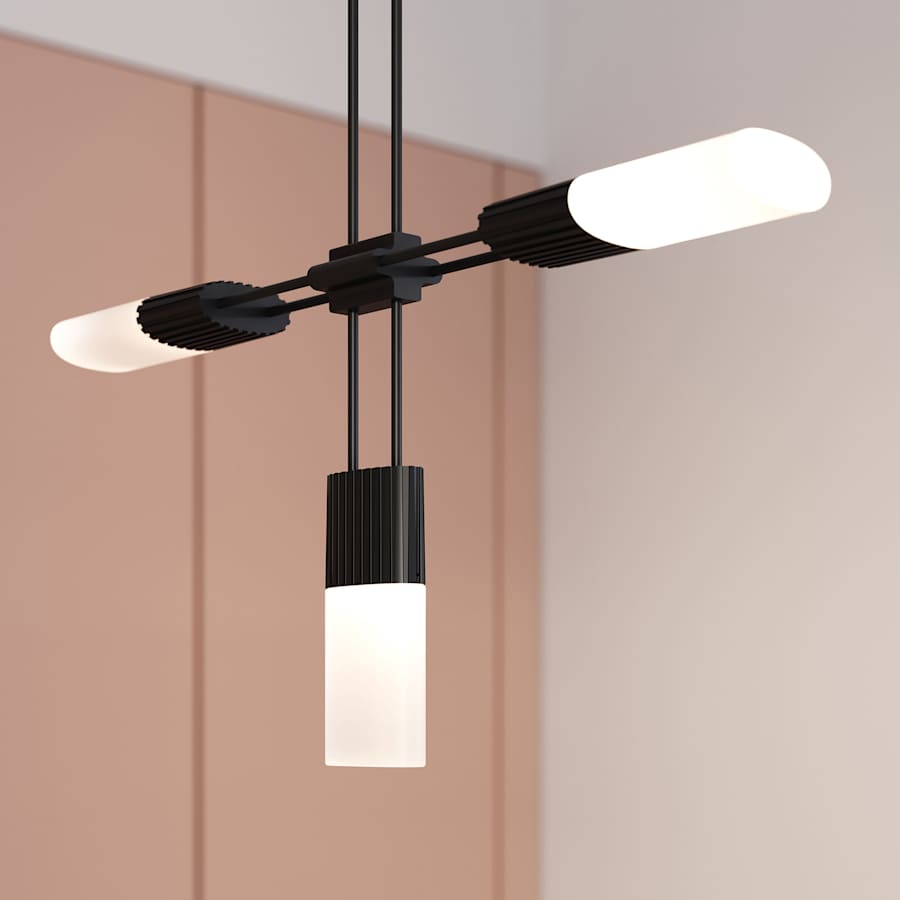Suspenders LED 2-Tier Linear Pendant
