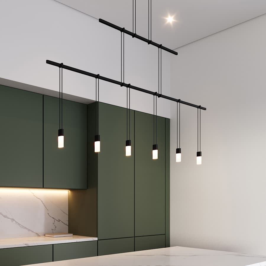 Suspenders LED 2-Tier Linear Pendant