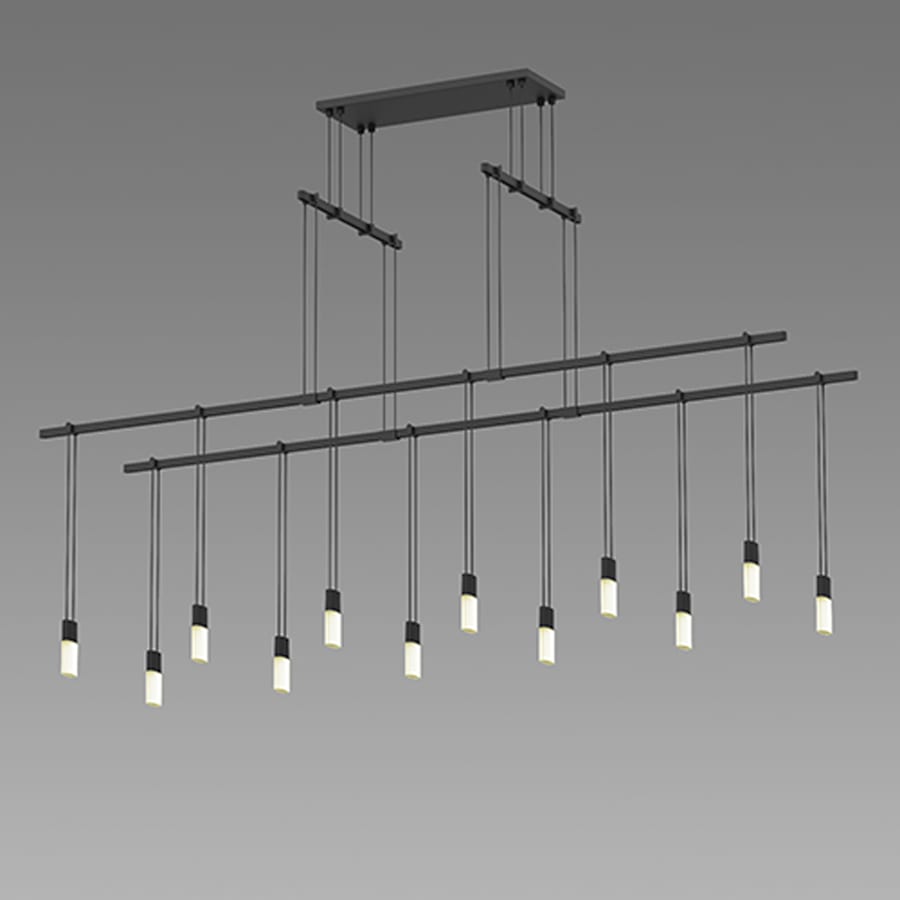 Suspenders LED 2-Tier Tandem Linear Pendant