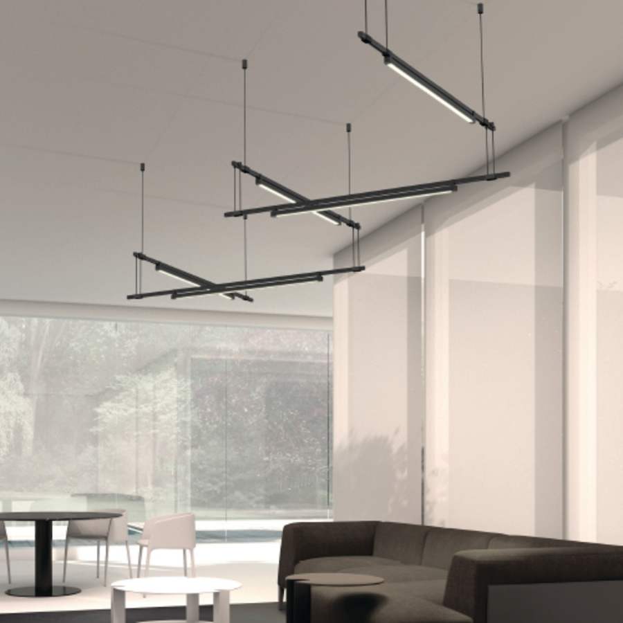 Suspenders LED 5-Bar Zig Zag Multi-Light Pendant
