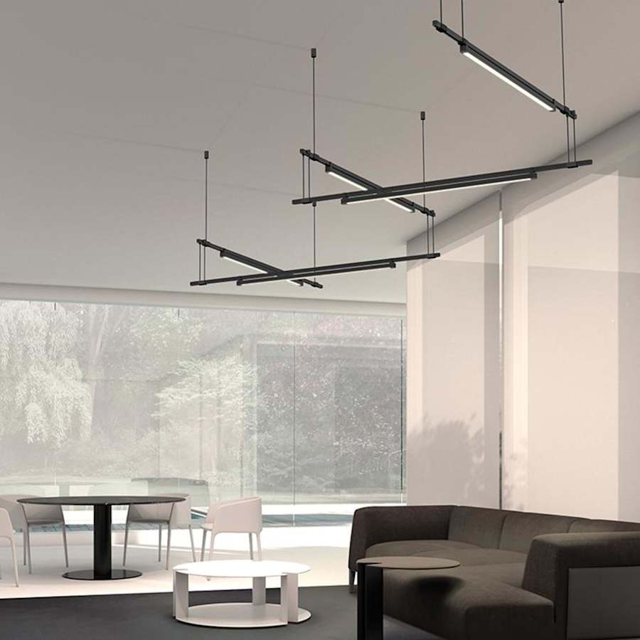 Suspenders LED 5-Bar Zig Zag Multi-Light Pendant
