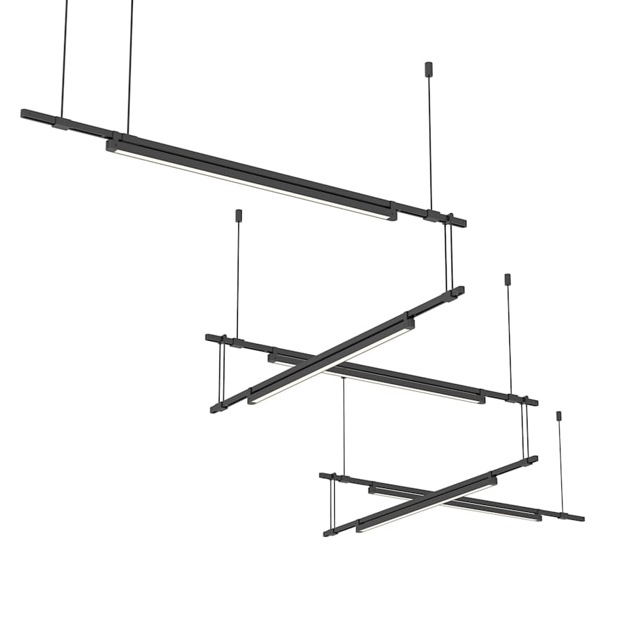 Suspenders LED 5-Bar Zig Zag Multi-Light Pendant