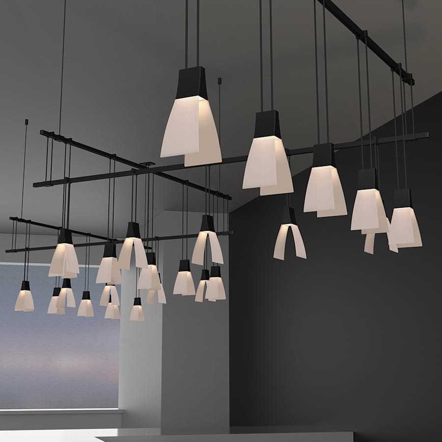 Suspenders LED 5-Bar Zig Zag Multi-Light Pendant