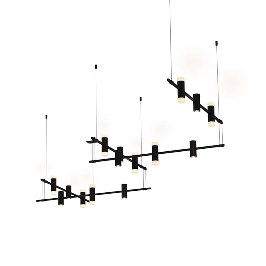 Suspenders 15-Light 106" Wide Full Sized Pendant