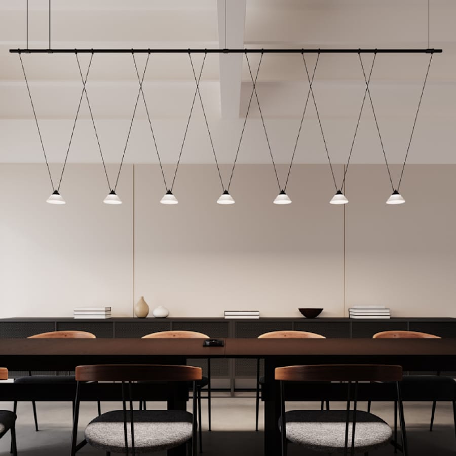 Suspenders 7-Light 97" Wide LED Suspension Multi-Light