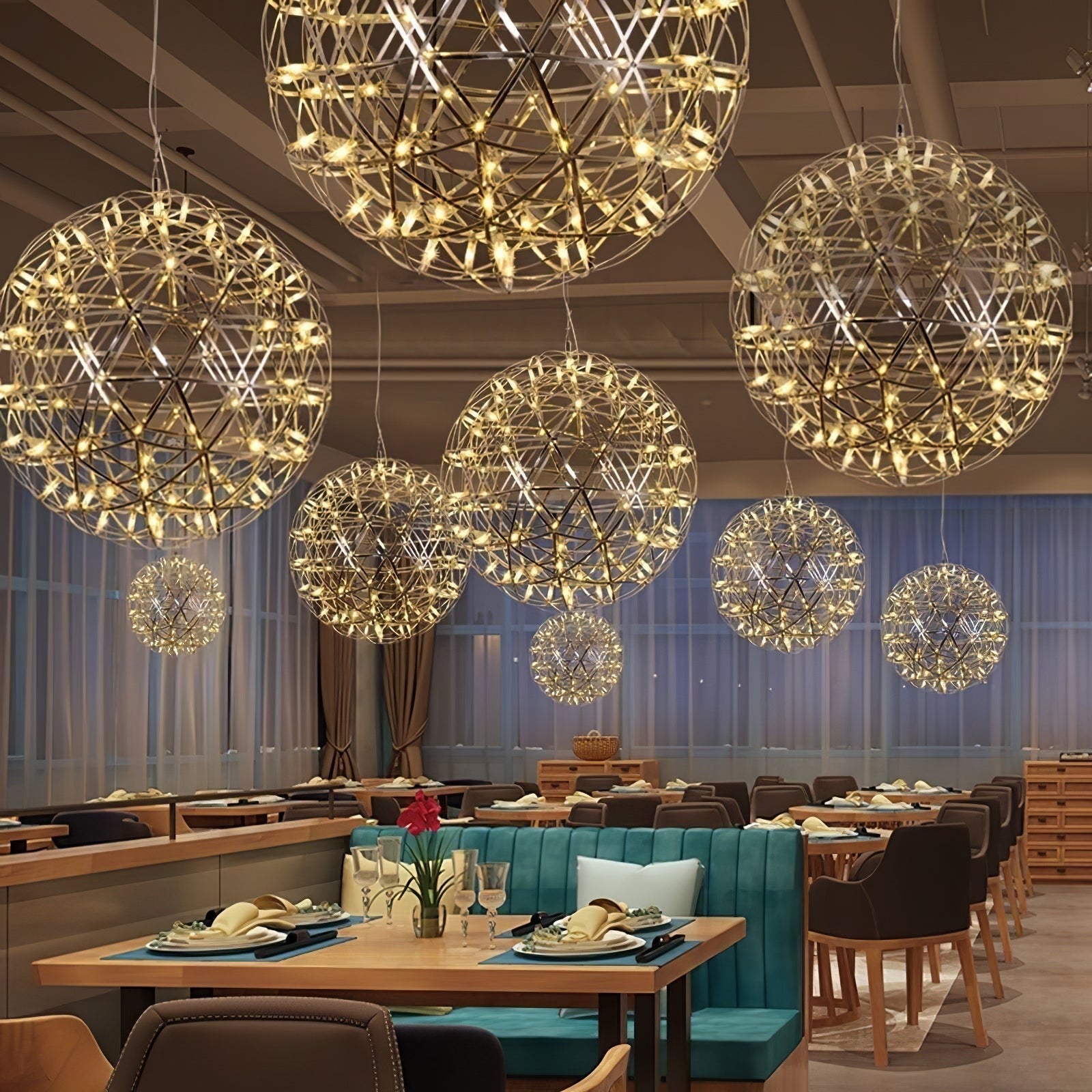 Spark Orb LED Pendant