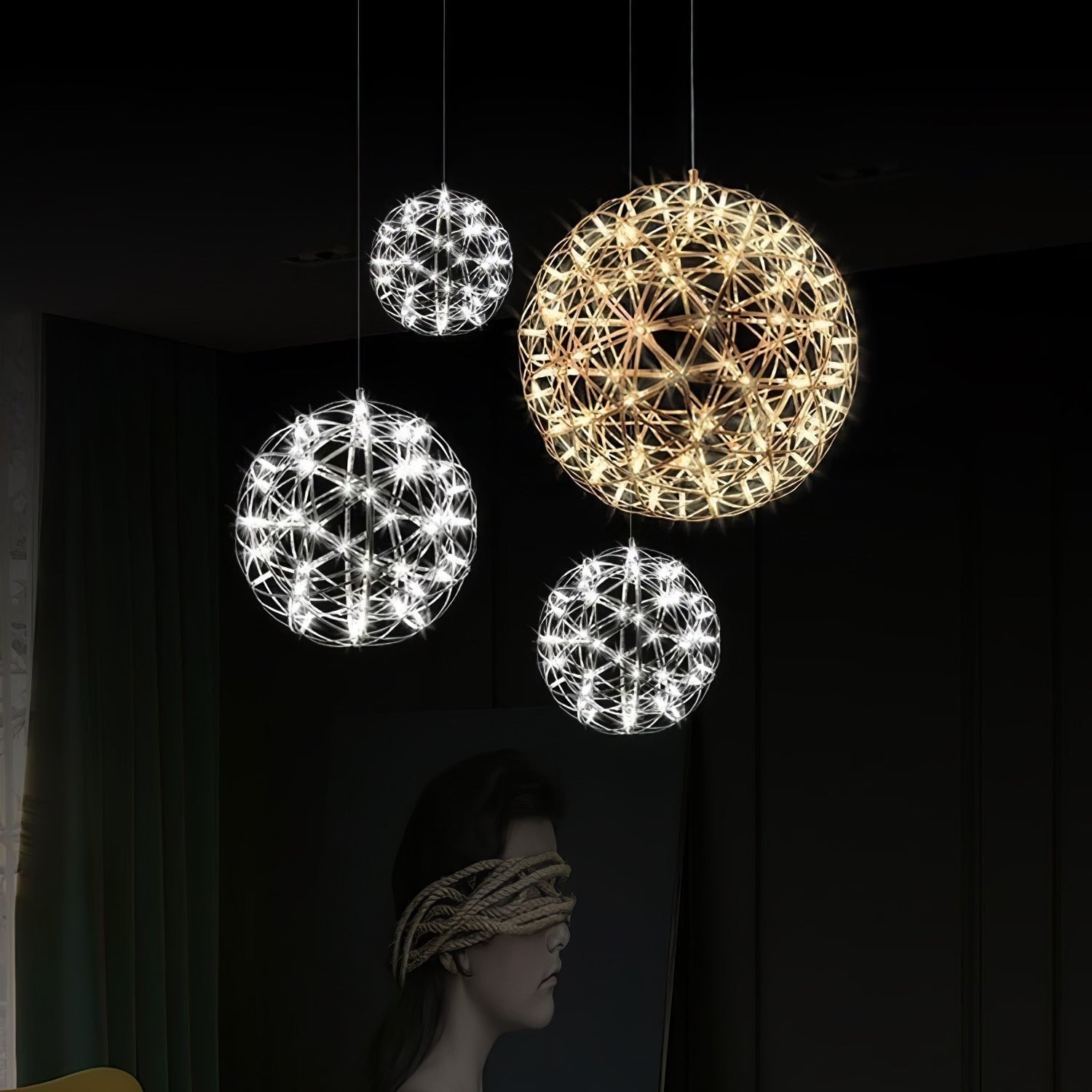 Spark Orb LED Pendant