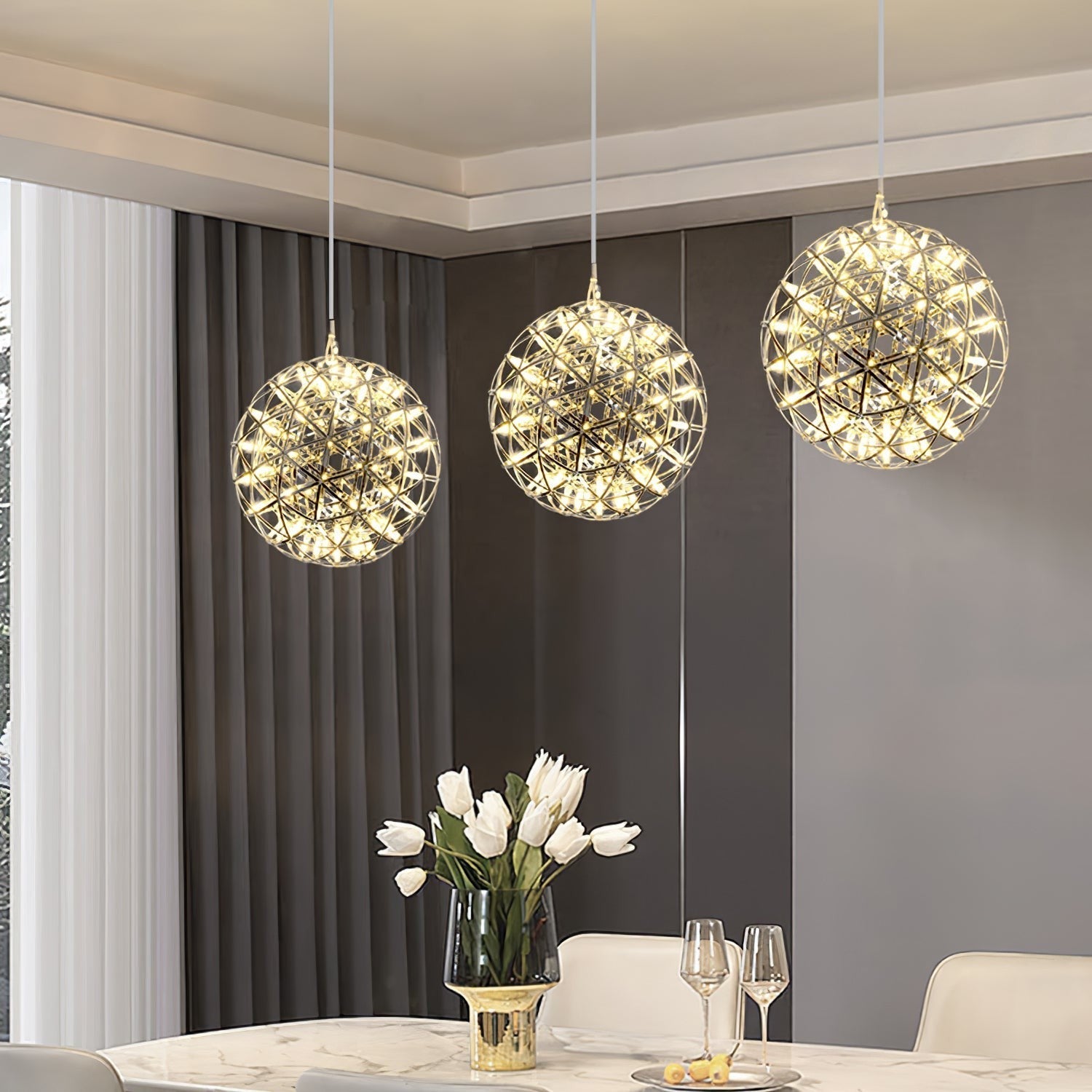 Spark Orb LED Pendant