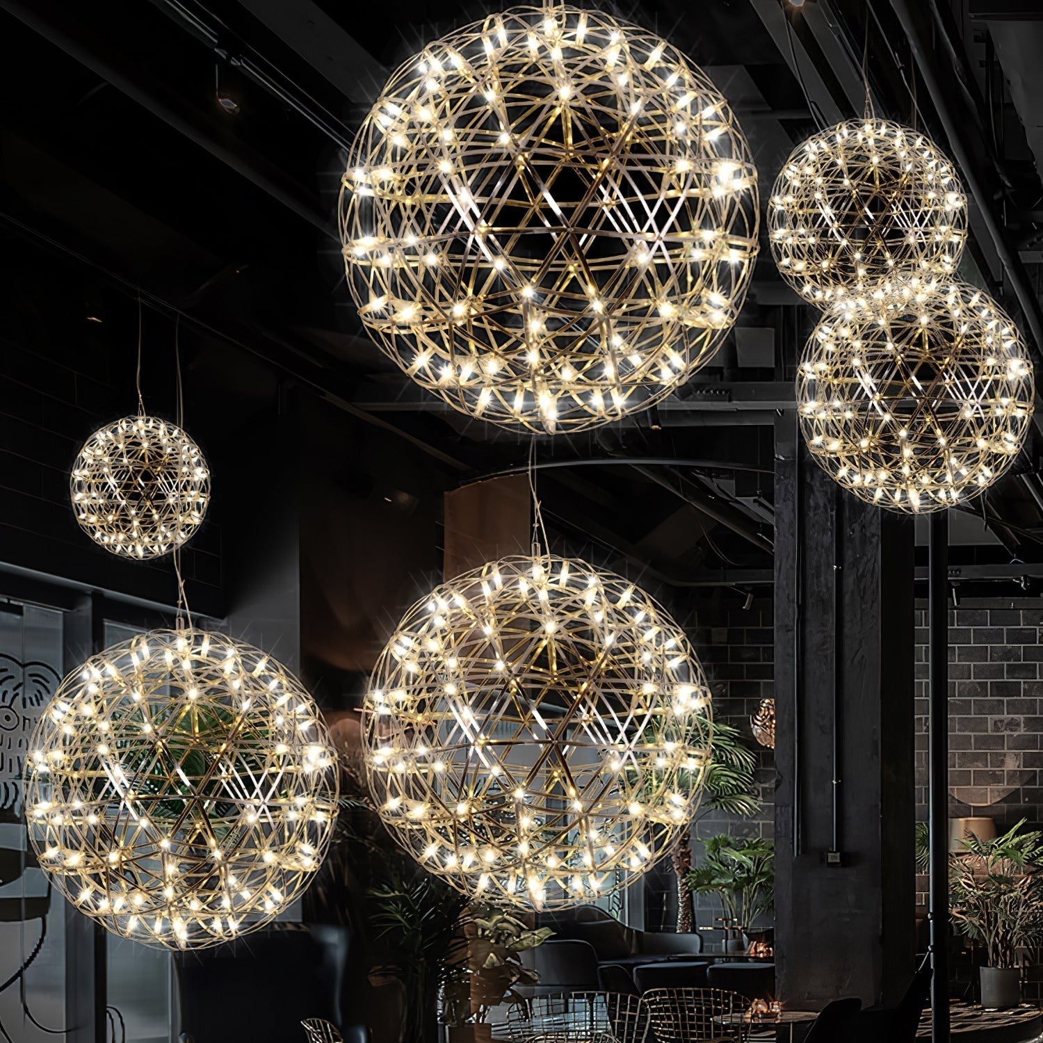 Spark Orb LED Pendant
